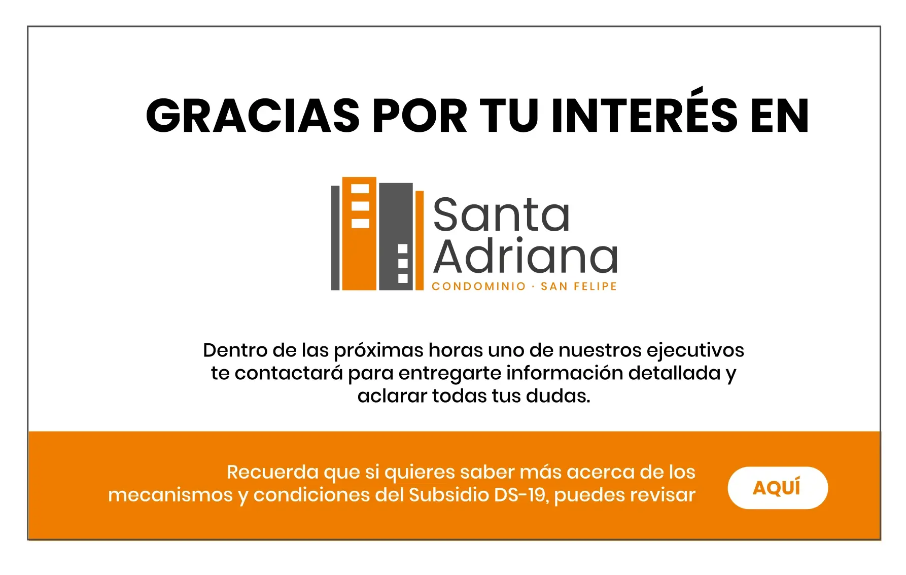 Gracias por tu interés